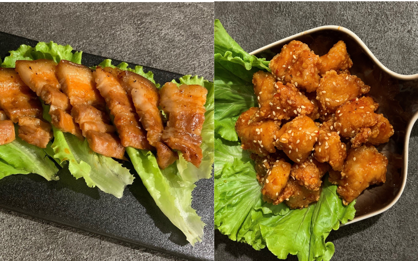 一爐二菜-韓式炸雞+韓式辣醬烤五花肉